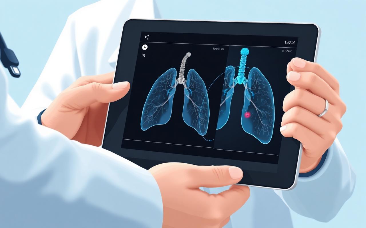 Interstitial Lung Disease and Pulmonary Fibrosis illustration