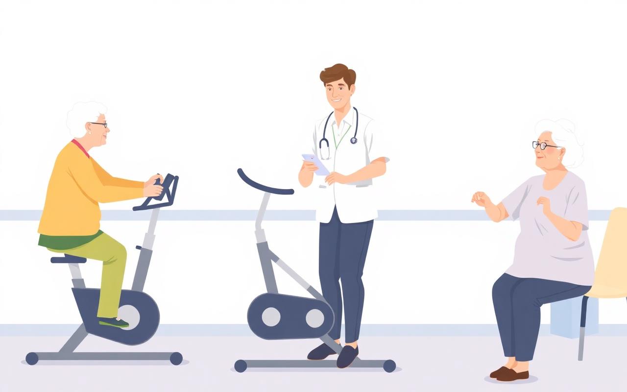 Pulmonary Rehabilitation illustration